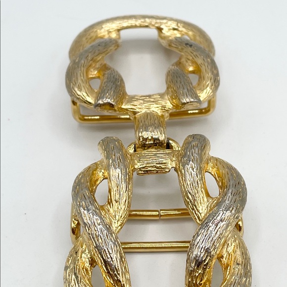 Vintage Mimi DiN 1975 Gold Two Piece Belt Buckle main image 6